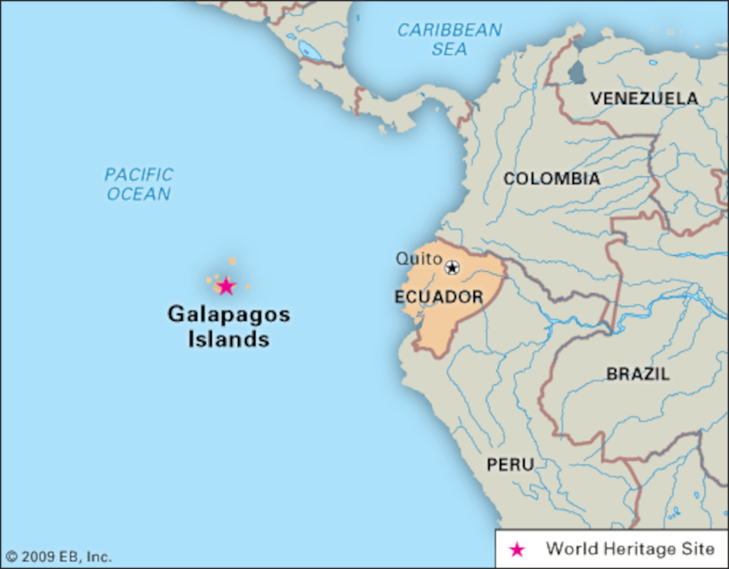 Galápagos Islands Map
