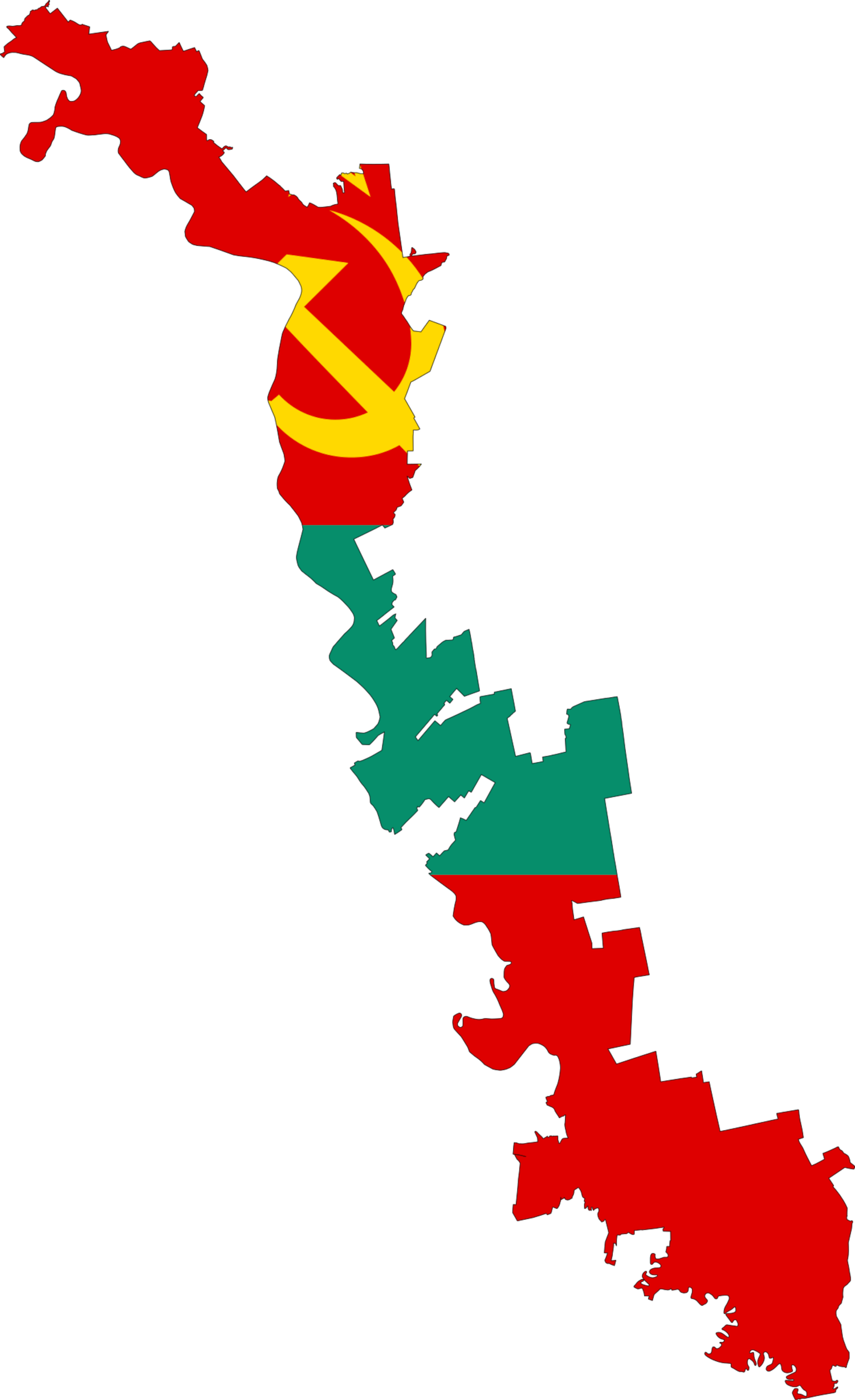 Transnistria Flag Map