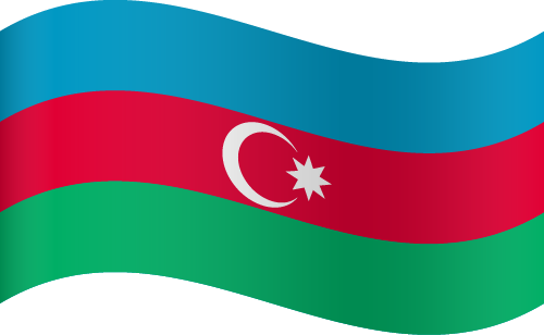 Azerbaijan Flag