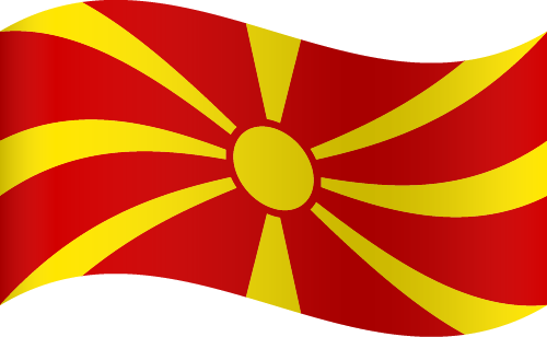 North Macedonia Flag
