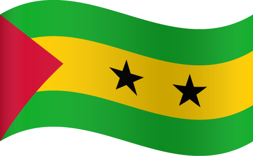 São Tomé and Príncipe Flag