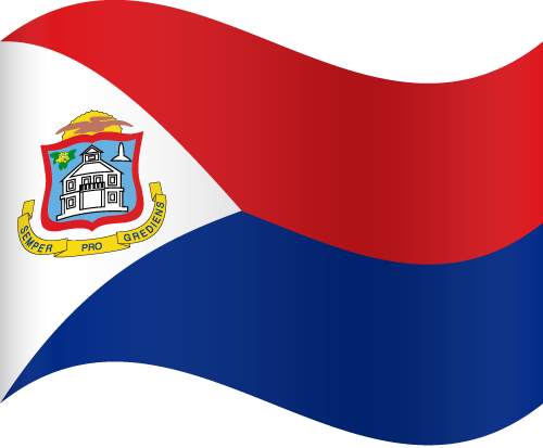 Sint Maarten (Netherlands) Flag