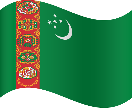 Turkmenistan Flag